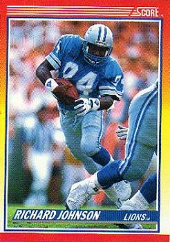 Richard Johnson Detroit Lions 1990 Score NFL #226